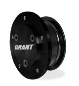 Grant Quick-Release Hubs 3021-B Steering Wheel Quick Disconnect, Hub, 5-bolt Aftermarket, Aluminum, Black, 36-spline GM, 0.690 in. Shaft Diameter, Each thumbnail 3