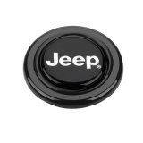 Grant Horn Buttons 5675 Button, Plastic, Black, Jeep Logo, Signature/Performance/Race Series, Each thumbnail 2