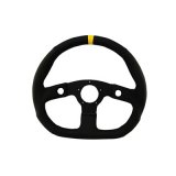 Grant Racing Performance GT Wheels 630 Steering Wheel; Series; Steering Wheel; 13.75 in. x 12.50 in. Diameter; Flat Dish; D Shape; Bla thumbnail 1