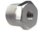 ICT Billet Reducer Fittings AN912-12-02A Fitting, Reducer, NPT to NPT, Straight, Aluminum, Natural, 3/4 in. NPT, 1/8 in. NPT, Each thumbnail 3