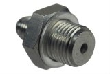 ICT Billet Reducer Fittings AN816-04-M16 Fitting, Adapter, AN to Metric Threads, Straight, Aluminum, Natural, -4 AN, M16 x 1.5, Each thumbnail 2