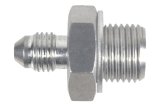 ICT Billet Reducer Fittings AN816-04-M16 Fitting, Adapter, AN to Metric Threads, Straight, Aluminum, Natural, -4 AN, M16 x 1.5, Each thumbnail 3