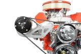 ICT Billet Air Conditioning Compressor Brackets 551775 Conditioner Bracket, SBC Sanden 508 Bracket, Long Water Pump, Chevy, Small Block, Kit thumbnail 3