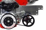 ICT Billet Fuel Pump Mounts 551969-LS02 Bracket, LS Engine Low Mount Driver Side Mechanical Bracket with Iron Block and Motor Plate thumbnail 3