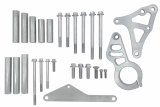 ICT Billet Fuel Pump Mounts 551969-LS02 Bracket, LS Engine Low Mount Driver Side Mechanical Bracket with Iron Block and Motor Plate thumbnail 7