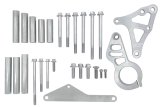 ICT Billet Fuel Pump Mounts 551969-LS02 Bracket, LS Engine Low Mount Driver Side Mechanical Bracket with Iron Block and Motor Plate thumbnail 8