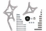 ICT Billet Alternator/Power Steering Bracket Kits 551519X-3 Alternator and Power Brackets, Driver Side, Alternator Upper Mount, Power Lower Mount, Aluminum, Chevy, LS, Kit thumbnail 9