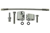 ICT Billet Coolant Crossover Kits 551675 Crossover, Aluminum, LS Throttle Body Bypass Hose Kit Steam Crossover, LS, Kit thumbnail 4