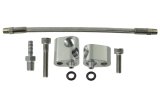 ICT Billet Coolant Crossover Kits 551675 Crossover, Aluminum, LS Throttle Body Bypass Hose Kit Steam Crossover, LS, Kit thumbnail 5