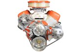 ICT Billet Alternator Brackets 551663 Brackets, Passenger Side, Aluminum, Natural, Chevy, Big Block, Kit thumbnail 5