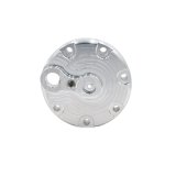 ICT Billet Air Conditioning Compressor Covers 551194-7P Sanden 709 Rear Cover to Use with R4 Hoses thumbnail 4
