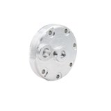 ICT Billet Air Conditioning Compressor Covers 551194-7P Sanden 709 Rear Cover to Use with R4 Hoses thumbnail 5