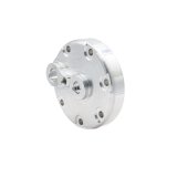 ICT Billet Air Conditioning Compressor Covers 551194-7P Sanden 709 Rear Cover to Use with R4 Hoses thumbnail 6