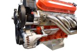 ICT Billet Alternator Brackets 551668-3 Bracket, Upper/Lower Bracket, Aluminum, Natural, Engine Block Mount, Driver Side Lower Mount, Short Pump, Chevy, LS, Kit thumbnail 2