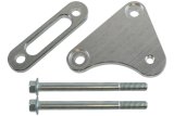 ICT Billet Idler Pulley Relocation Brackets 551353 Bracket, Aluminum, Natural, Buick, Cadillac, Chevy, GMC, LS, Each thumbnail 7