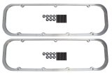 ICT Billet Valve Cover Spacers 551640-5 and Adapters, Perimeter Bolt Mounting, 0.500 in. Thickness, Aluminum, Natural, Chevy, Big Block, Pair thumbnail 3