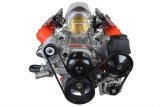 ICT Billet Alternator/Power Steering Bracket Kits 551669-2 Alternator and Power Brackets Kits, Aluminum, Natural, Driver Side, Long Water Pump Style, Chevy, Small Block LS, Kit thumbnail 7