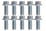 ICT Billet Timing Cover Bolts 551432 Fasteners, Bolts, Hex Head, Steel, Zinc Plated, Chevy, Small Block LS, Small Block Gen V, Set of 10 thumbnail 1