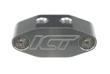 ICT Billet Gauge Adapters 551541 Adapters, Straight Fitting, Aluminum, Natural, 16mm x 1.5 Female Threads, 1/8 in. NPT Female Threads, 1/8 in. NPT Female Threads, Kit thumbnail 3