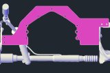 ICT Billet Mid-Mount Motor Plates for 1993-2002 CAMARO - 551817-4FBDY Engine Plate, LS Mid Engine Plate 1993-02 F-Body Camaro Mount thumbnail 4