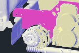 ICT Billet Front Motor Plates for 1993-2002 CAMARO - 551816-4FBDY Engine Plate, LS Engine Plate 1993-02 F-Body Camaro Mount thumbnail 1