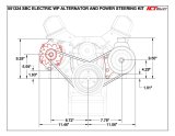ICT Billet Power Steering Brackets 551360 Brackets, Saginaw P Series, Left Side, Upper and Lower, Aluminum, Natural, Chevy, Kit thumbnail 1