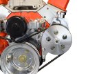 ICT Billet Power Steering Brackets 551360 Brackets, Saginaw P Series, Left Side, Upper and Lower, Aluminum, Natural, Chevy, Kit thumbnail 3