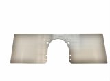 ICT Billet Front Motor Plates 551800 Plate, Aluminum, Natural, Front-Mount, Chevy, Small Block, Each thumbnail 1