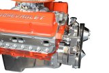 ICT Billet Alternator Brackets 551672X Bracket, Upper/Lower Bracket, Aluminum, Natural, Water Pump Mount, Passenger Side Lower Mount, Long Pump, SBC, Kit thumbnail 2