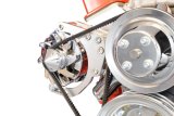 ICT Billet Alternator Brackets 551672X Bracket, Upper/Lower Bracket, Aluminum, Natural, Water Pump Mount, Passenger Side Lower Mount, Long Pump, SBC, Kit thumbnail 5