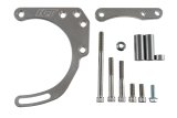 ICT Billet Alternator Brackets 551672X Bracket, Upper/Lower Bracket, Aluminum, Natural, Water Pump Mount, Passenger Side Lower Mount, Long Pump, SBC, Kit thumbnail 9