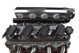ICT Billet Ignition Coil Brackets 551575 Brackets, Aluminum, Semi Polished, Use With Holley Coils, Chevy, Kit thumbnail 2