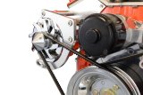 ICT Billet Alternator Brackets 551672E Bracket, Low Mount, Aluminum, Natural, Passenger Side Mount, Electric Pump, Small Block, Kit thumbnail 3