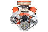 ICT Billet Alternator Brackets 551672E Bracket, Low Mount, Aluminum, Natural, Passenger Side Mount, Electric Pump, Small Block, Kit thumbnail 4