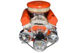 ICT Billet Alternator Brackets 551672E Bracket, Low Mount, Aluminum, Natural, Passenger Side Mount, Electric Pump, Small Block, Kit thumbnail 5
