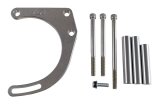 ICT Billet Alternator Brackets 551672E Bracket, Low Mount, Aluminum, Natural, Passenger Side Mount, Electric Pump, Small Block, Kit thumbnail 7