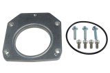 ICT Billet Throttle Body Adapters 551567 Adapter, Aluminum, Natural, 75mm Bore Size, Chevy, LS, 4-Bolt Intake to 3-Bolt Body, Each thumbnail 1
