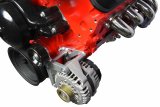 ICT Billet Iron Block Accessory Support Brackets 551921-LS01 Alternator Bracket Component, Bracket, Extension Arm Type, Aluminum, Chevrolet, Small LS, Each thumbnail 2