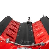 ICT Billet Lifter Valley Plates 551606LS-B Pan Cover Plate LS Gen 4 O-ringed for DOD Delete w/ Oil Sensor Port Black thumbnail 2