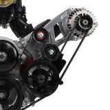 ICT Billet Alternator and Power Steering Bracket Kits 551519XL-3 LS Truck Kit Driver Side with Extra Clearance thumbnail 3