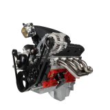 ICT Billet Alternator and Power Steering Bracket Kits 551519XL-3 LS Truck Kit Driver Side with Extra Clearance thumbnail 4