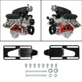 ICT Billet Motor Mounts and Inserts EM-LS-ADJ01 LS Engine Slider Swap Mount to 1975 - 1998 SBC Vehicle Adapter thumbnail 1