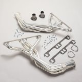 Hedman Street Headers 99196 Headers, Street, Fenderwell Exit, Steel, Silver Ceramic Coated, Jeep, 304, Pair thumbnail 5