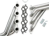 Hedman Street Headers 68156 Headers, Full Length, Steel, Silver Ceramic Coated, Buick, Chevrolet, GMC, Oldsmobile, Pontiac, LS Engine, Pair thumbnail 2