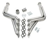 Hedman Street Headers 68156 Headers, Full Length, Steel, Silver Ceramic Coated, Buick, Chevrolet, GMC, Oldsmobile, Pontiac, LS Engine, Pair thumbnail 7