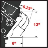 Hedman Traditional Block Hugger Headers for 1923-1954 STREET ROD - 68370 Headers, Traditional, Hugger, Steel, Temporary Paint, Chevy, Big Block, Pair thumbnail 8