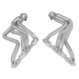 Hedman Elite Extreme-Duty Headers 68448 Headers, Extreme-Duty, Long Tube, Steel, Silver Ceramic Coated, Chevy, 5.7L, Pair thumbnail 4