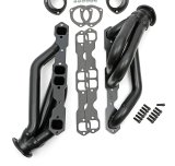 Hedman Specialty and Engine Swap Headers 69560 Headers, Swap, Mid-Length, Steel, Temporary Paint, Chevy, GMC, Small Block, Pair thumbnail 1