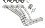 Hedman Elite Extreme-Duty Headers 68198 Headers, Extreme-Duty, Long Tube, Steel, Matte Silver Ceramic Coated, Chevy, Big Block, Pair thumbnail 4