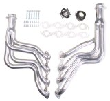 Hedman Elite Extreme-Duty Headers 68198 Headers, Extreme-Duty, Long Tube, Steel, Matte Silver Ceramic Coated, Chevy, Big Block, Pair thumbnail 8